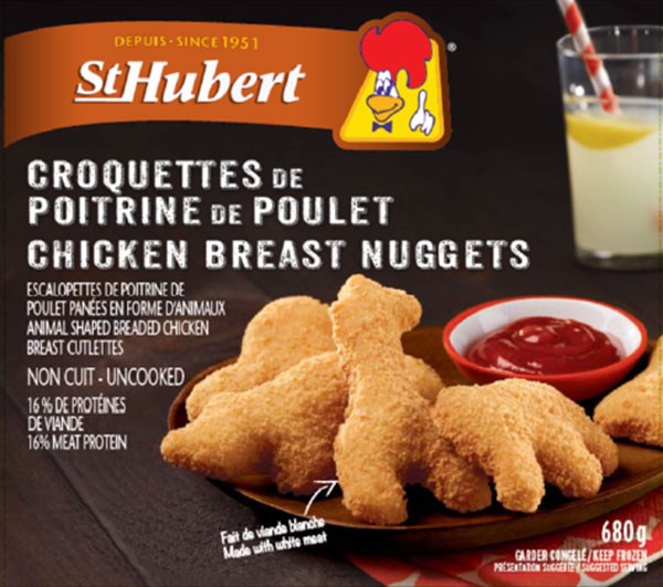 2019-08-30 St-Hubert brand Chicken Breast Nuggets