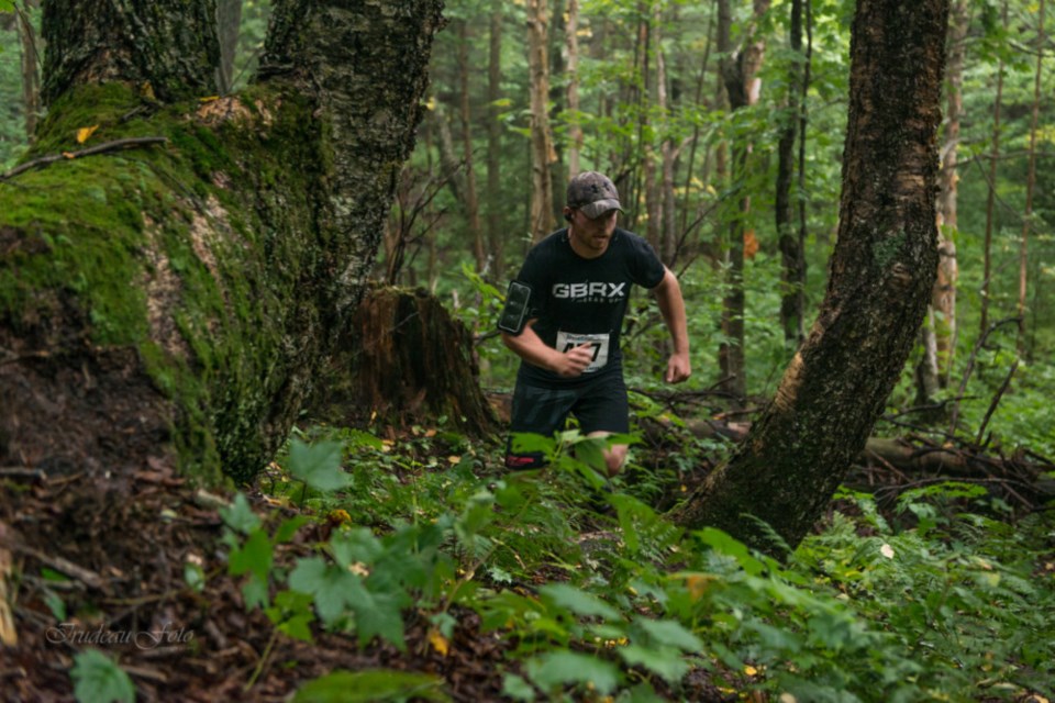 No Hassholes Trail Race 10 km 1st Male Jonathan Nolin Sept. 2, 2018. Photo provided by Matthew Trudeau