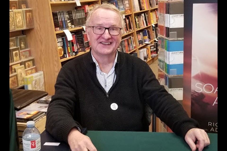 Rick Prashaw is seen here at a signing event for his book 'Soar, Adam, Soar,' which is about his deceased son.
rickprashaw.com