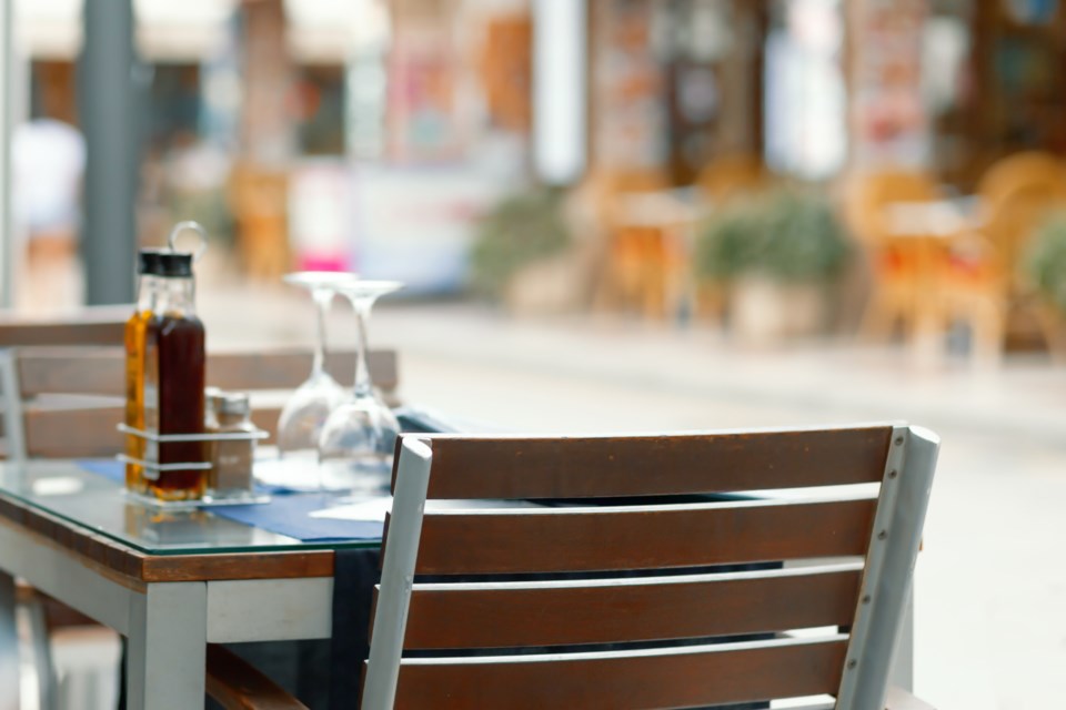 Restaurant patio