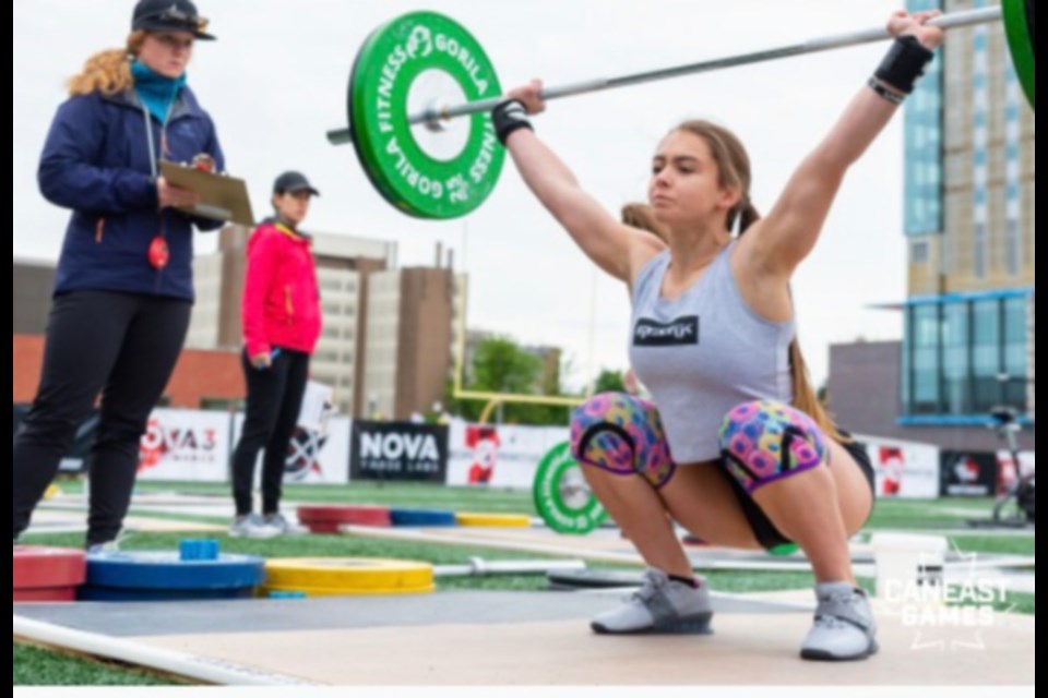 Competitive crossfit athlete Erica Schryer, 15, of Sault Ste. Marie has qualified for both the CanEast Games and CanWest CrossFit Championship. Photo supplied 