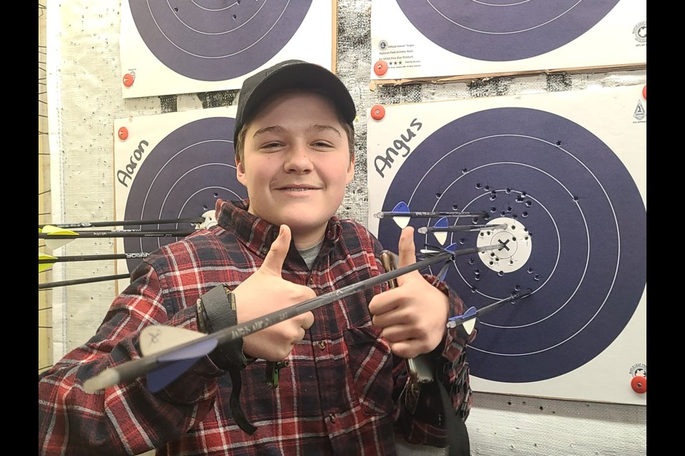 Angus Macwilliam, 16, pulls off rare double bull's-eye shot at Algoma Rod and Gun Club