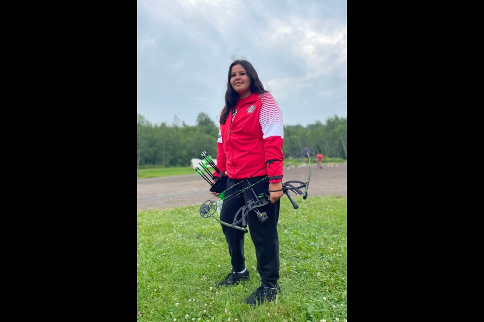 Ainsley Abitong-Sinobert of Sault Ste. Marie won a bronze medal in archery at the North American Indigenous Games held in Nova Scotia July 15-23.