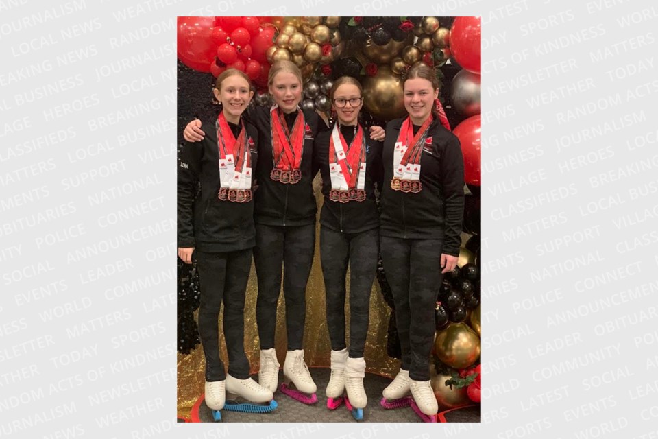 Fourteen figure skaters represented the Lake Superior Figure Skating Club at the Thunder Bay Open, Skate Ontario Provincial Series competition this past weekend.