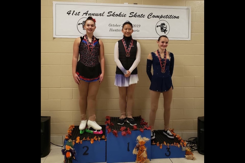 Eleven skaters represented the Lake Superior Figure Skating Club at the Skokie Skate, Skate Ontario Super Series in Huntsville. Submitted photo