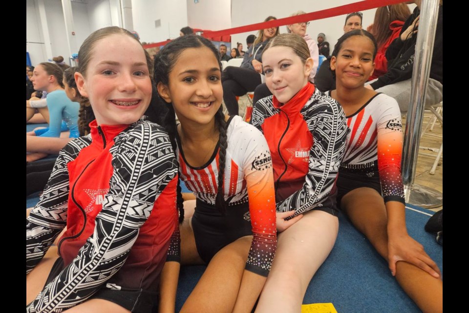 Level 3- Front to back- Madigan Hickey, Prisha Majumdar, Emma Stewart, Nevaeh Alpha-Elie 