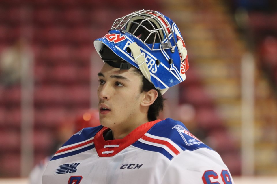 2020-02-05 Kitchener Rangers Jacob Ingham BC (1)