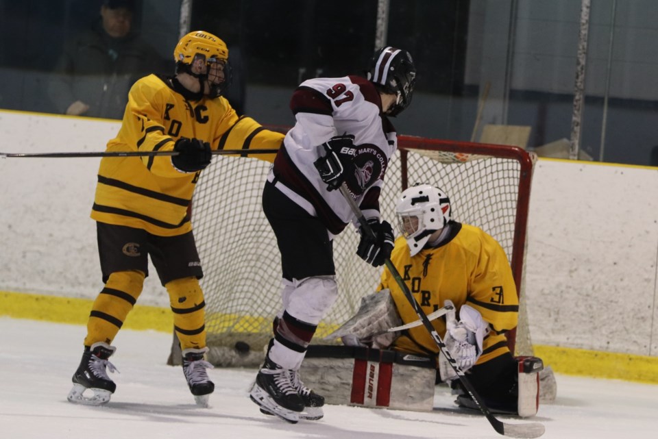 2020-03-02 High School Hockey St. Mary's vs. Korah BC (11)