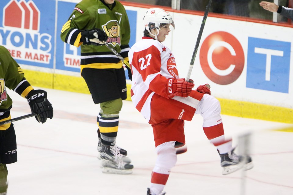 2016-10-08 20161008 North Bay Battalion at Soo Greyhounds KA 0356