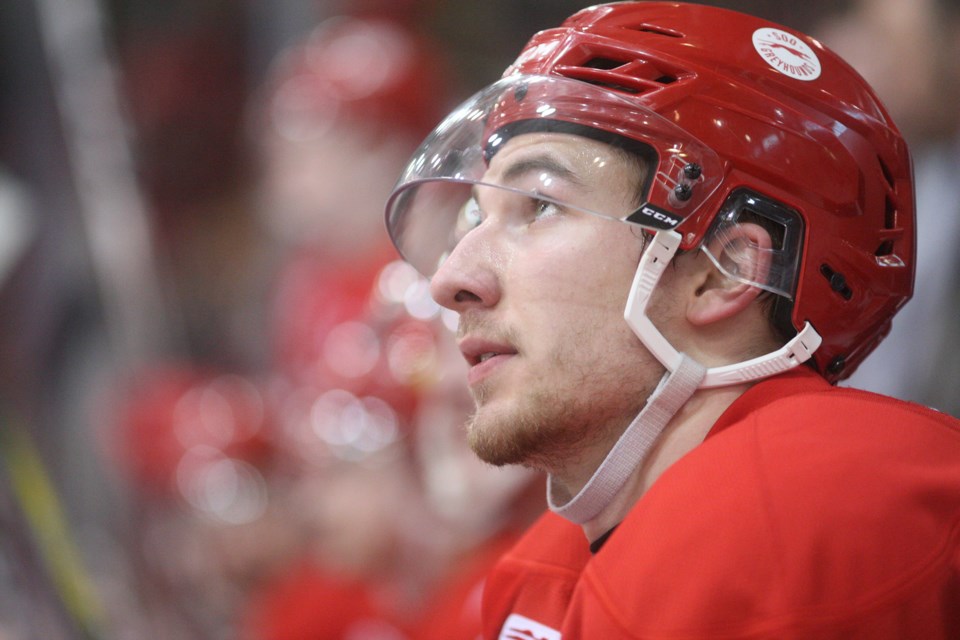 20170323 Flint Firebirds at Soo Greyhounds Game 1 KA 13
