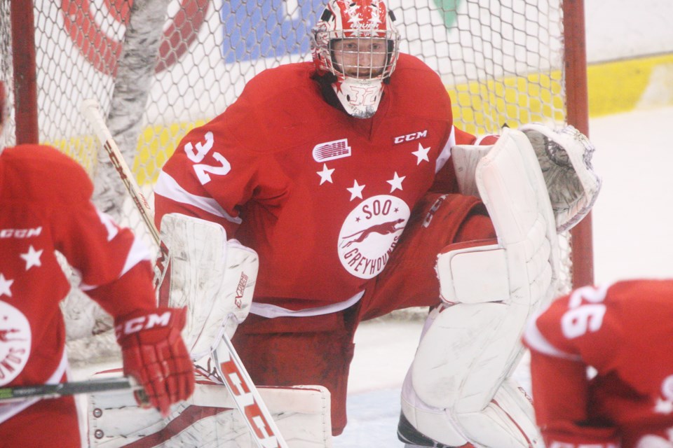 20170414 Owen Sound Attack at Soo Greyhounds Game 5 KA 19