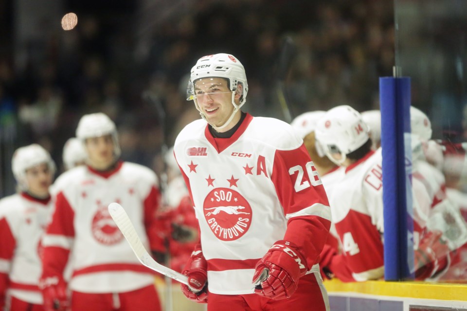 20170107 Soo Greyhounds at Barrie Colts KA 13