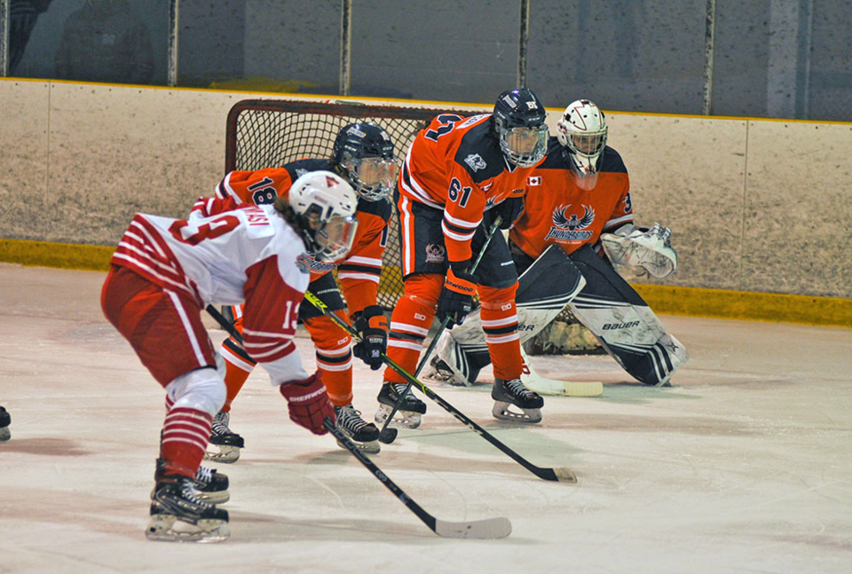 2021-11-19 Thunderbirds vs. Elliot Lake NOJHL