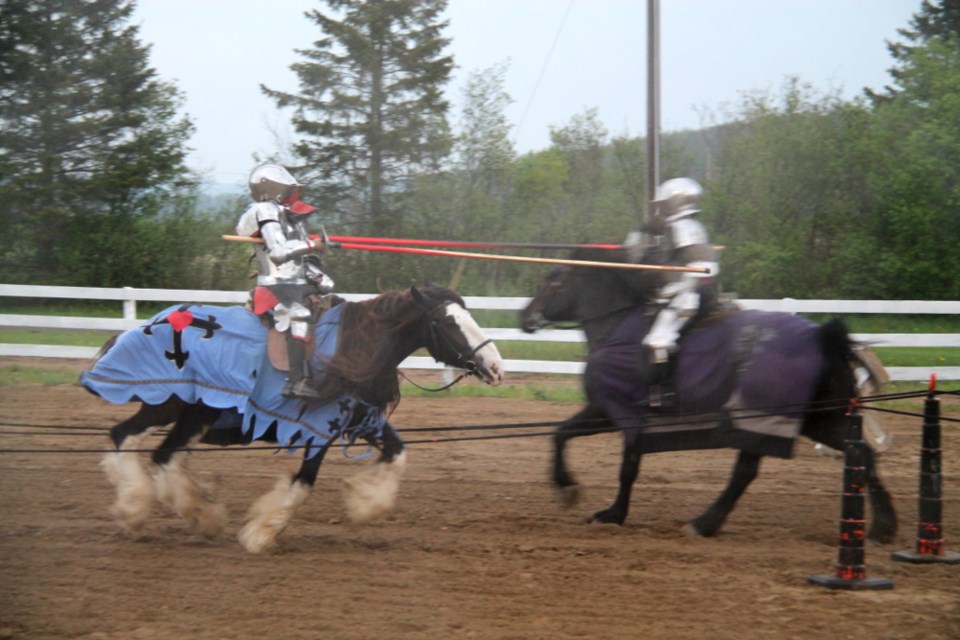 Spectators enjoyed viewing live competition and skills demonstration by the travelling Knights of Valour extreme jousting team at Laird Fairgrounds May 25, 2018. Darren Taylor/SooToday 