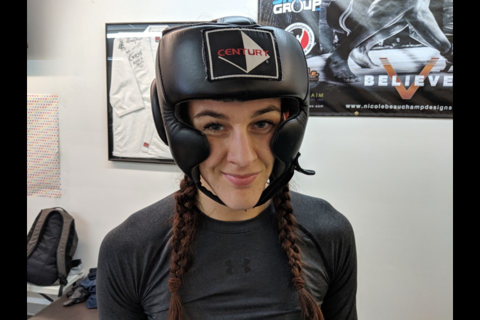 Sault Ste. Marie’s Cydney Mihell will be competing in her first kick boxing competition in October. Darren Taylor/SooToday 
