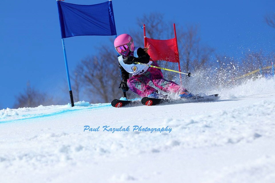 Kara DeRosario of the Searchmont Ski Runners competes at the Joe Sarich Classic in Elliot Lake. Photo provided