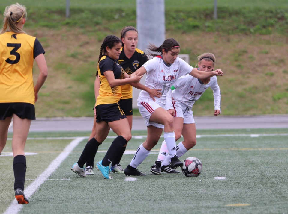 2019-09-14 Algoma Women's Soccer vs. Waterloo BC