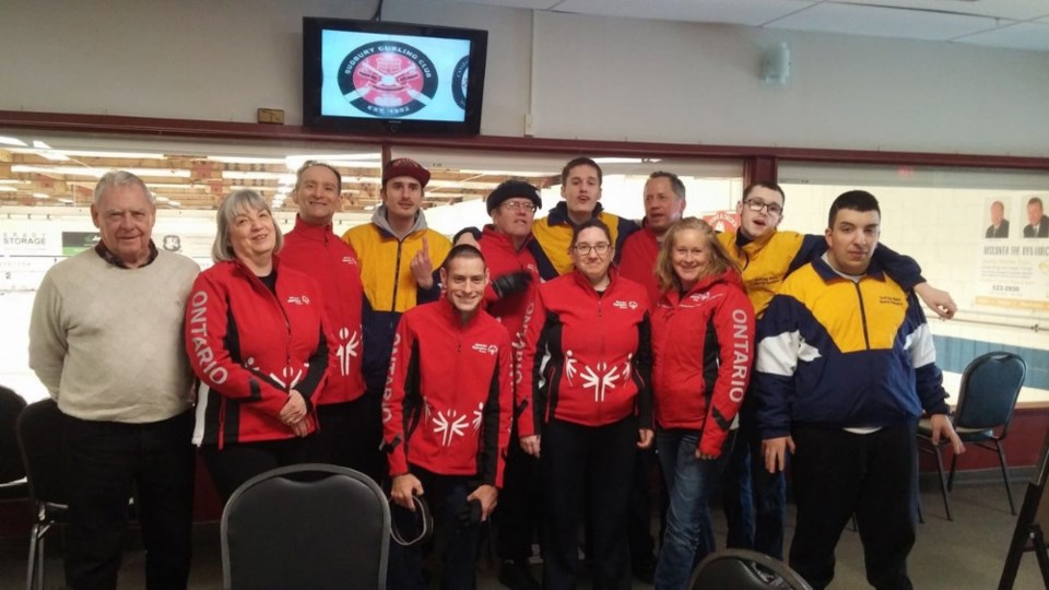 201802-Sault Special Olympians curling group shot photo supplied