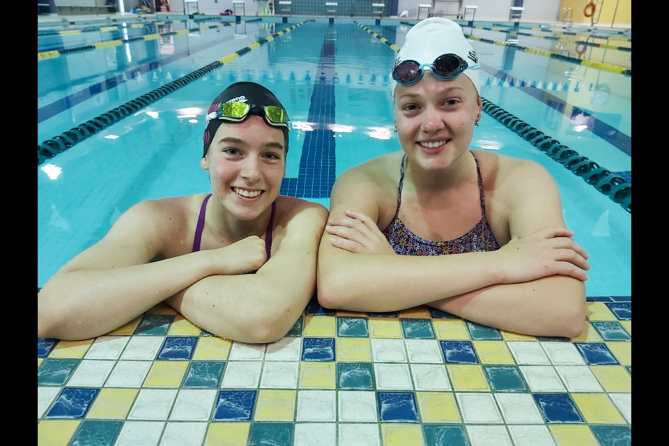 Sault Surge swimmers Kaelyn Albert and Paige Banton will be competing at the Summer Ontario Swimming Championships July 7 -10.     