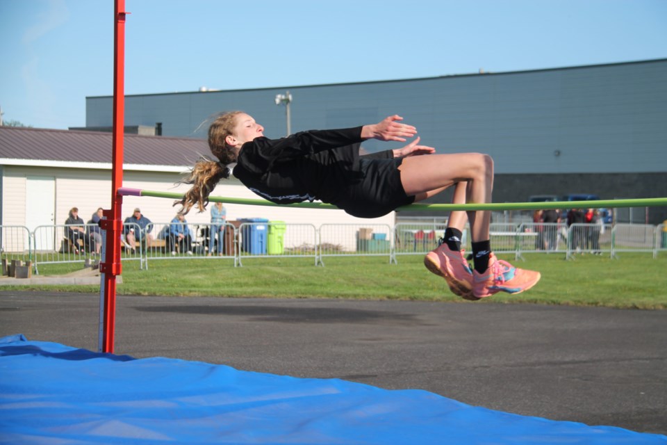Athletes from Sault high schools competed in the city track and field meet at the Jo Forman Track, May 24, 2023.