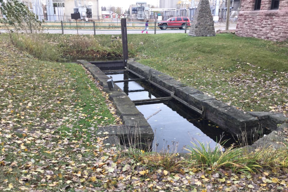 Historic canoe lock on Algoma Conservatory of Music property. David Helwig/SooToday