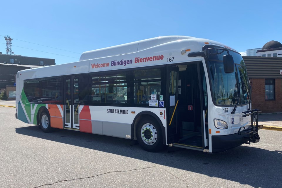 This brand-new bus from New Flyer Industries Canada of Winnipeg was on city streets on Friday 