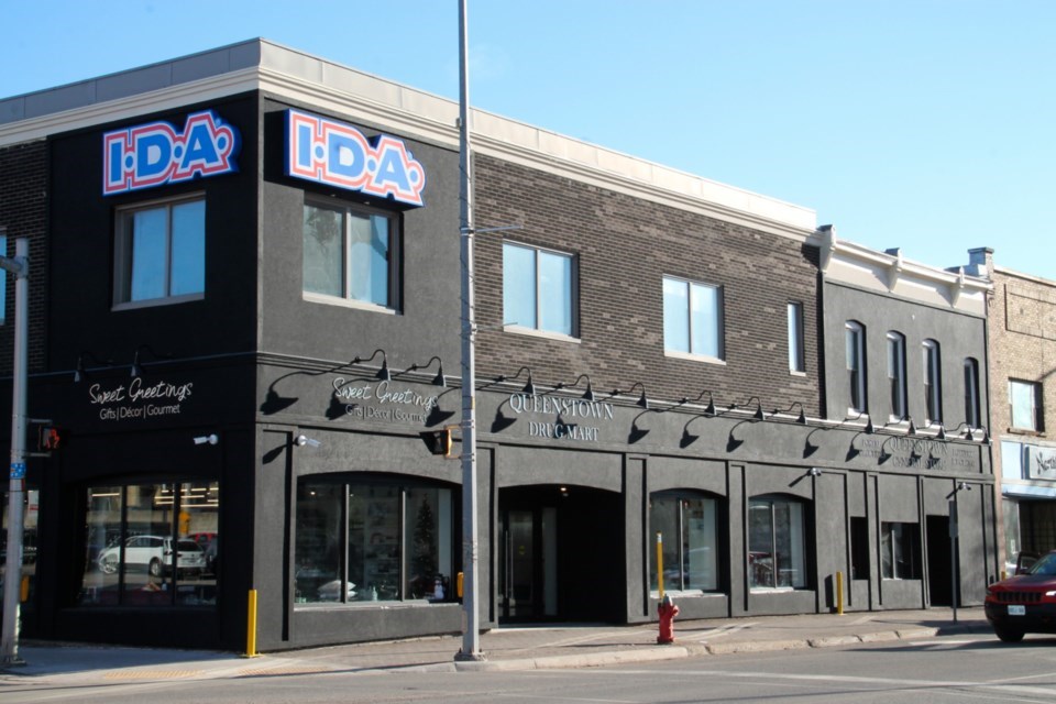 The new IDA Drug Mart location at the corner of Queen and Bruce Streets, Dec. 5, 2020. Darren Taylor/SooToday