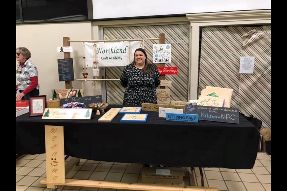 Chantal Artuso at the Algoma Farmers' Market in the Market Mall. Photo provided courtesy of Megan Deresti. 