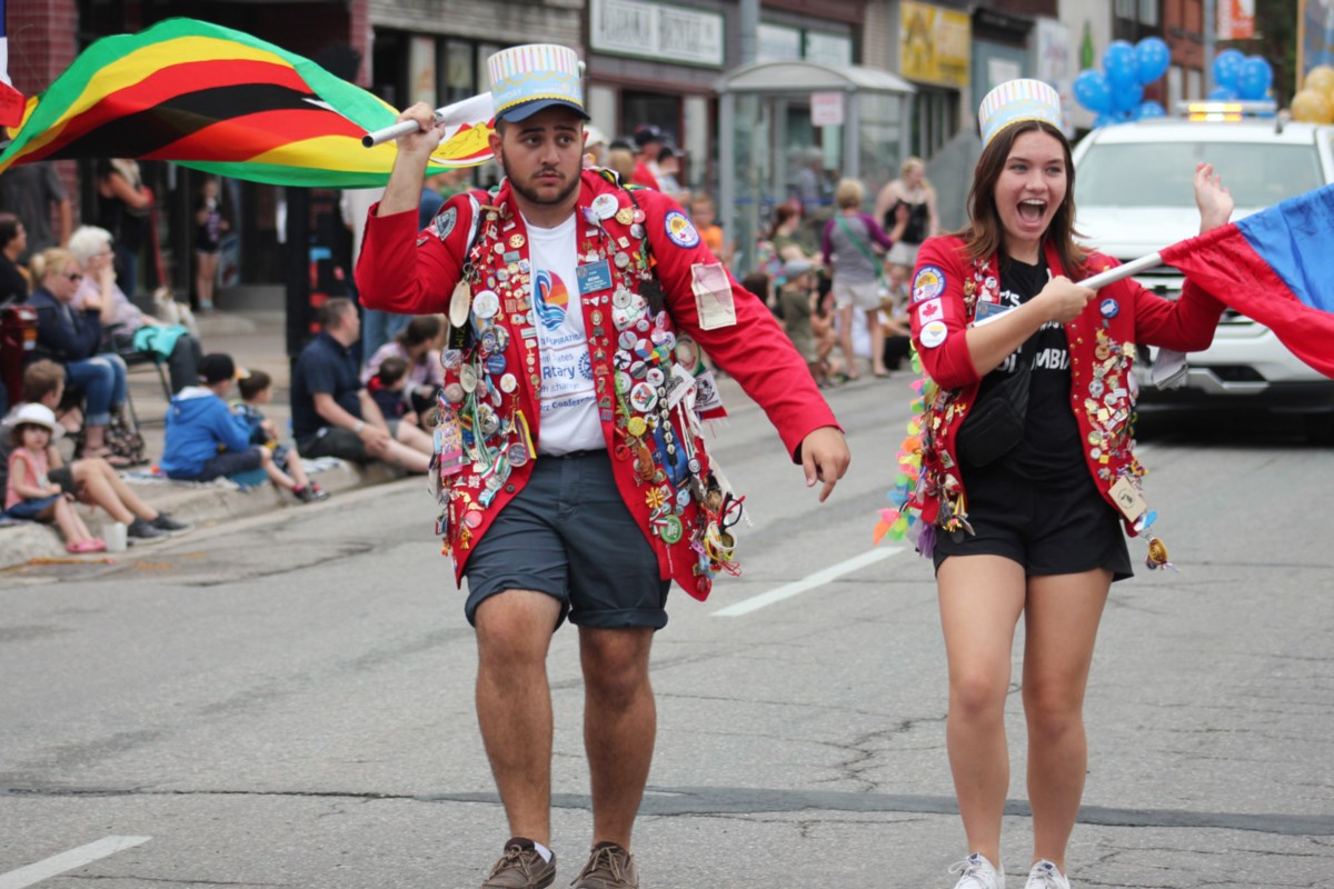 Marshal Marshall rolls out the red carpet for this year's Rotary parade