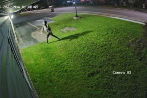 Watch video of church vandalism in west end