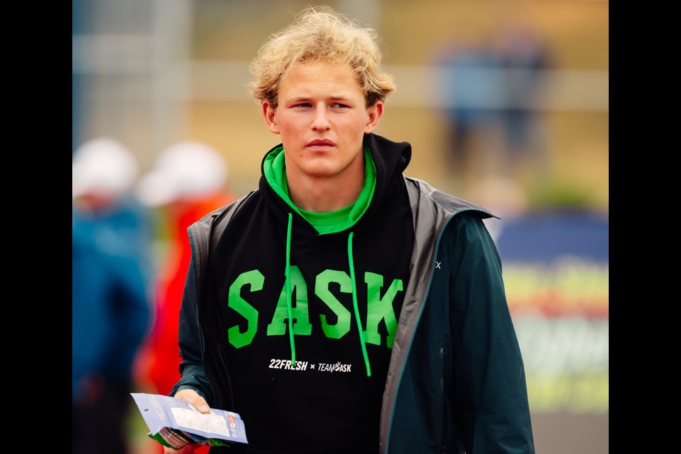 Saskatoon's Logan Kok picked up a bronze medal in the decathlon on Wednesday.
