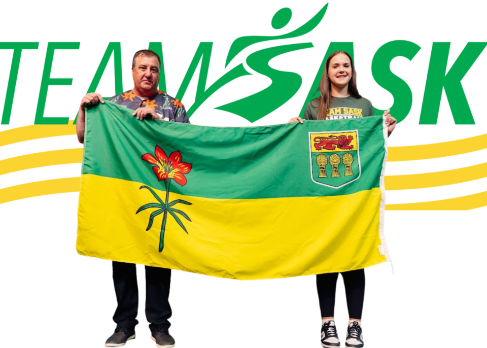 team-sask-2025-flag-bearer