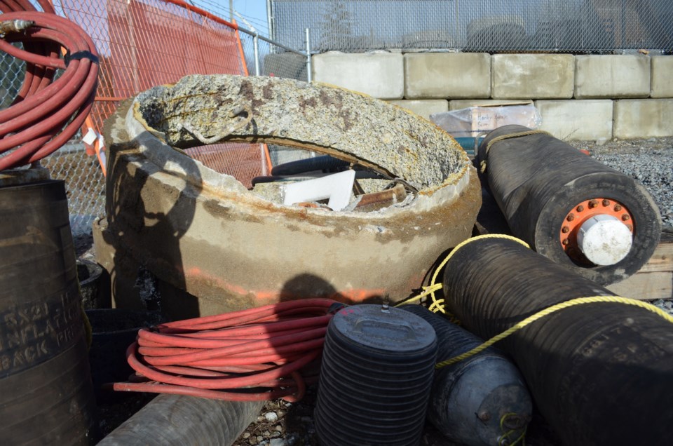 a-fragment-of-the-manhole-that-was-destroyed-during-the-eventsquamish