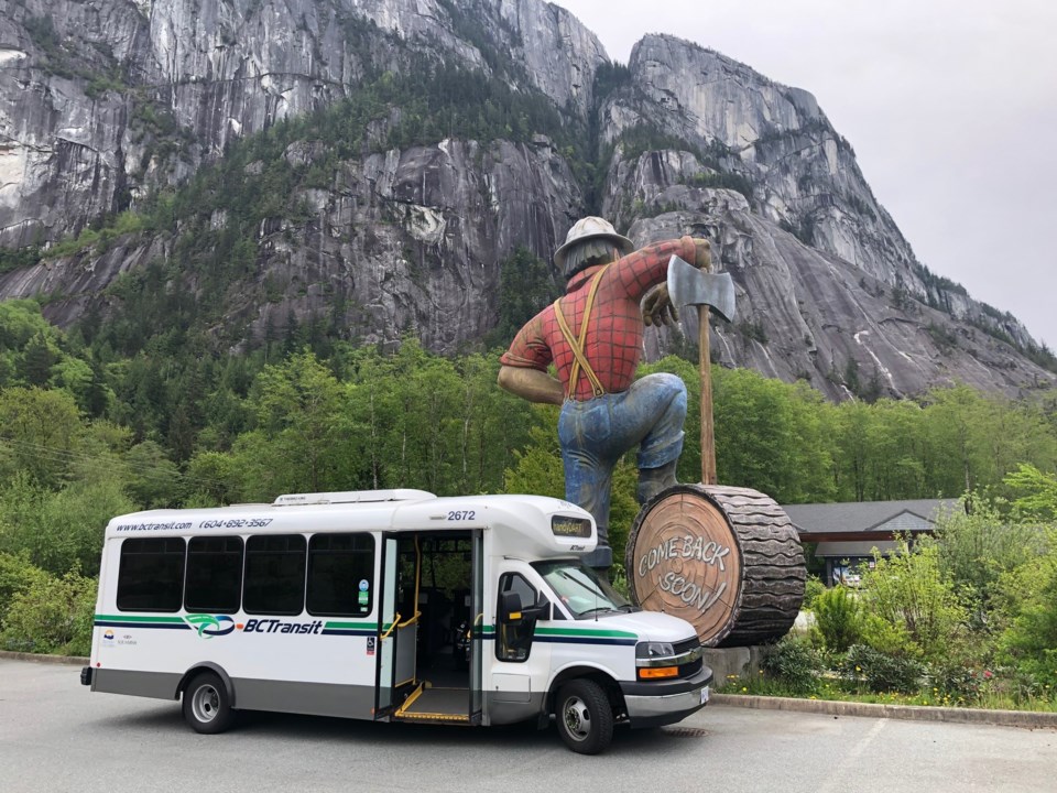 A handyDART in Squamish