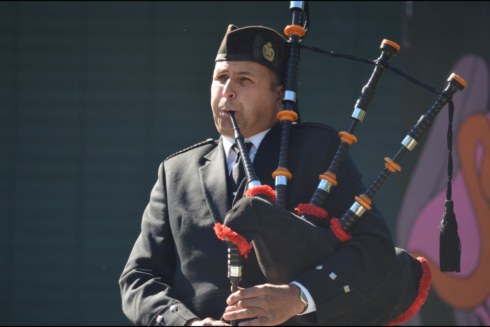 Squamish memorial ceremony for Queen Elizabeth II, held Sept. 19. 