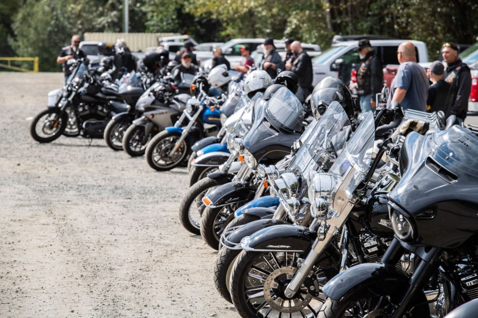Chapters and supporters of BACA stop in Squamish during their 100-Mile Ride to empower abused children.