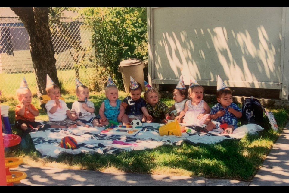 Joey Pascuzzi's first birthday party. 