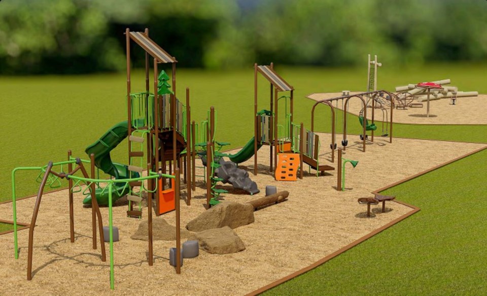 Britannia Beach Play Park Rendering 2022 Udpate