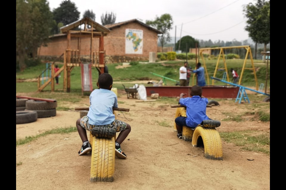 Reza Marvasti is in South Sudan building playgrounds for children who haven't had opportunities to play the way Squamish kids do. 