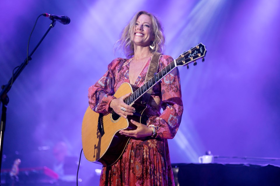 Sarah McLachlan, at the Squamish Constellation Festival on July 24. 