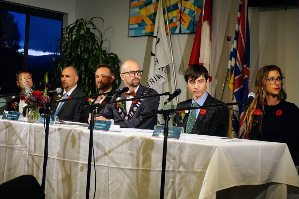 Council swearing-in held Nov. 1, 2022, at the Squamish Valley Golf Course.  