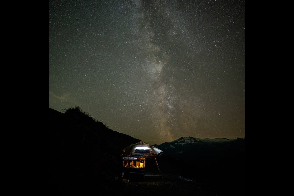 Tony Jovanovic captures the night sky from the Squamish Valley on Monday, Sept. 26.