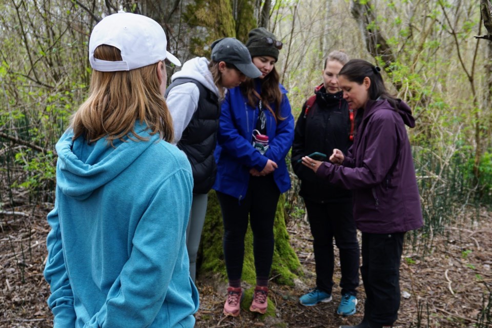 From 1 p.m. to 4 p.m. on April 22, a group of about 10 people attended and volunteered at the event in Rose Park near the Squamish Adventure Centre. The group learned about local, non-invasive plants as well as how to spot invasive species.