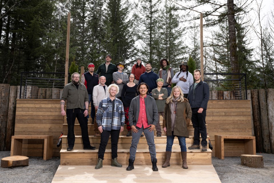 The cast of 'A Cut Above,' which was shot in Upper Squamish. 
