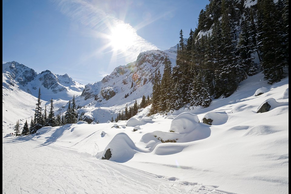 Exit to Blackcomb Glacier.