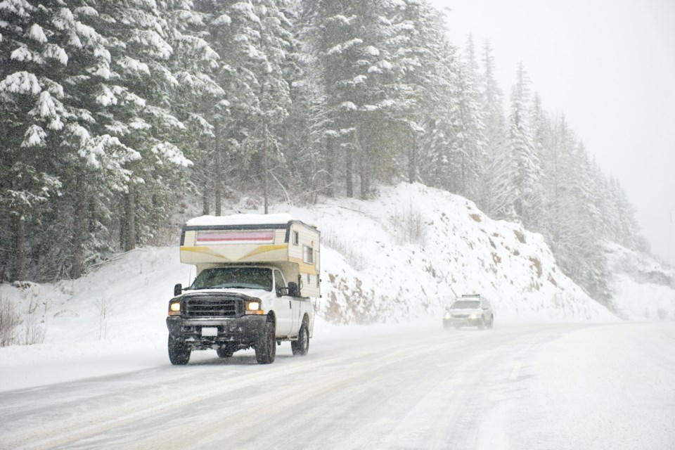 Extreme winter driving conditions are common on Highway 99.