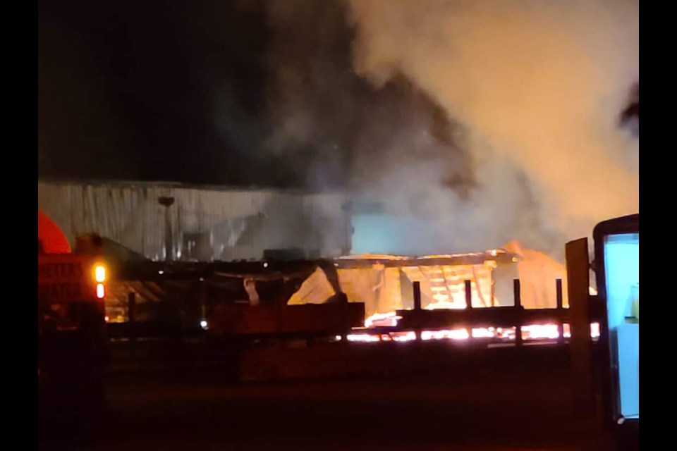 A fire ripped through AJ Forest Products in the early morning hours of Aug. 31. 