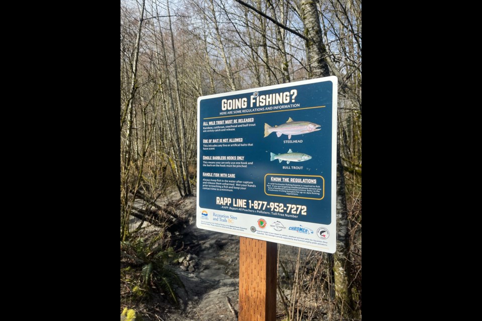 New sign in the Squamish Valley.