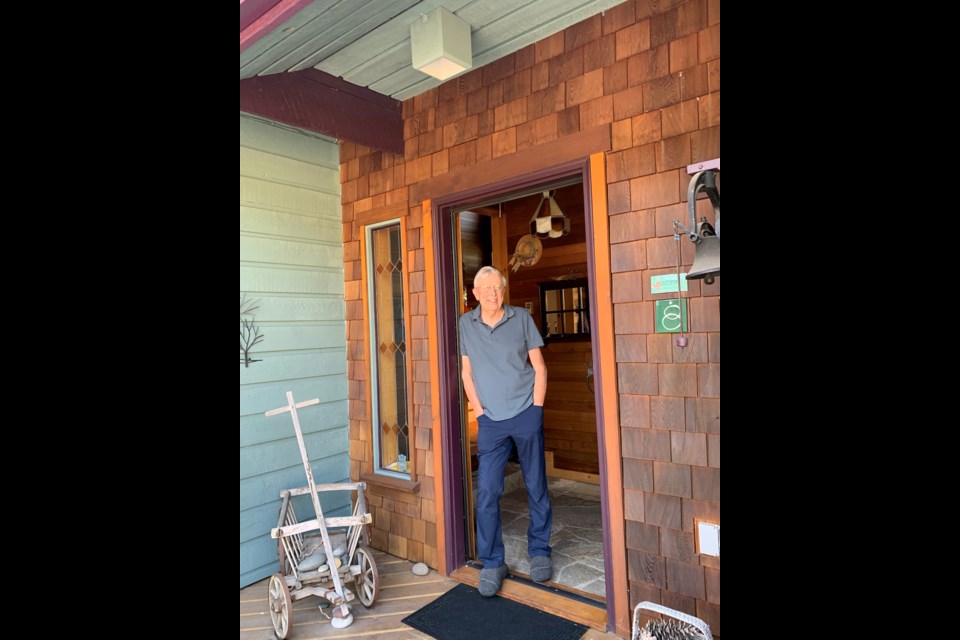 Gerry Cotter at his Garibaldi Highlands home. 