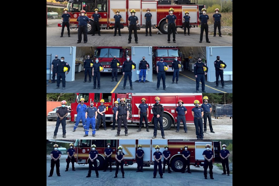 Squamish Fire Rescue members.
